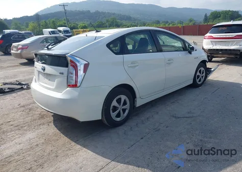2012 Toyota Prius Three from USA, damaged, VIN JTDKN3DU5C5487115